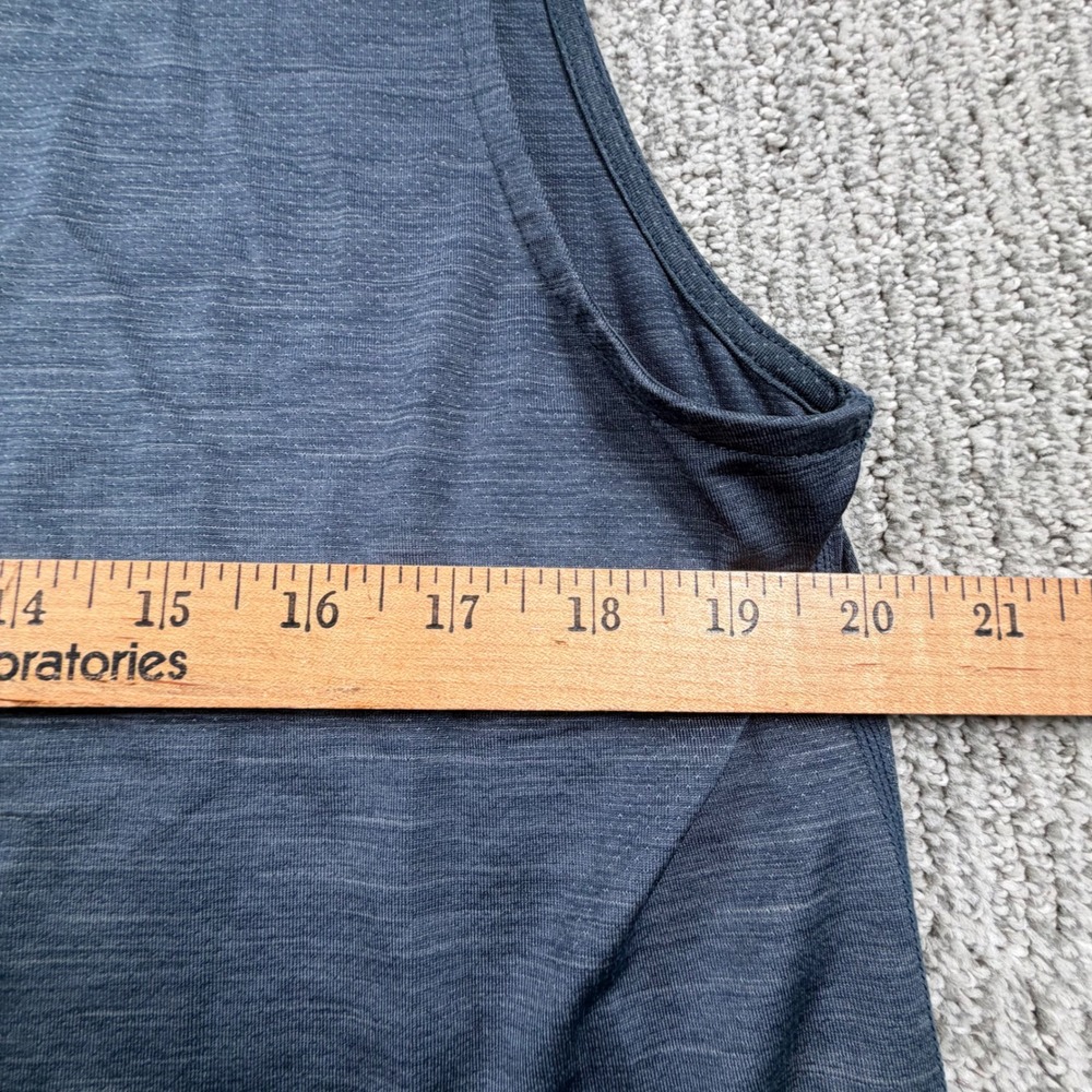 Vuori Strato Tech Tank Mens Large Charcoal Heather V167 Performance Muscle Tee - Picture 6 of 7